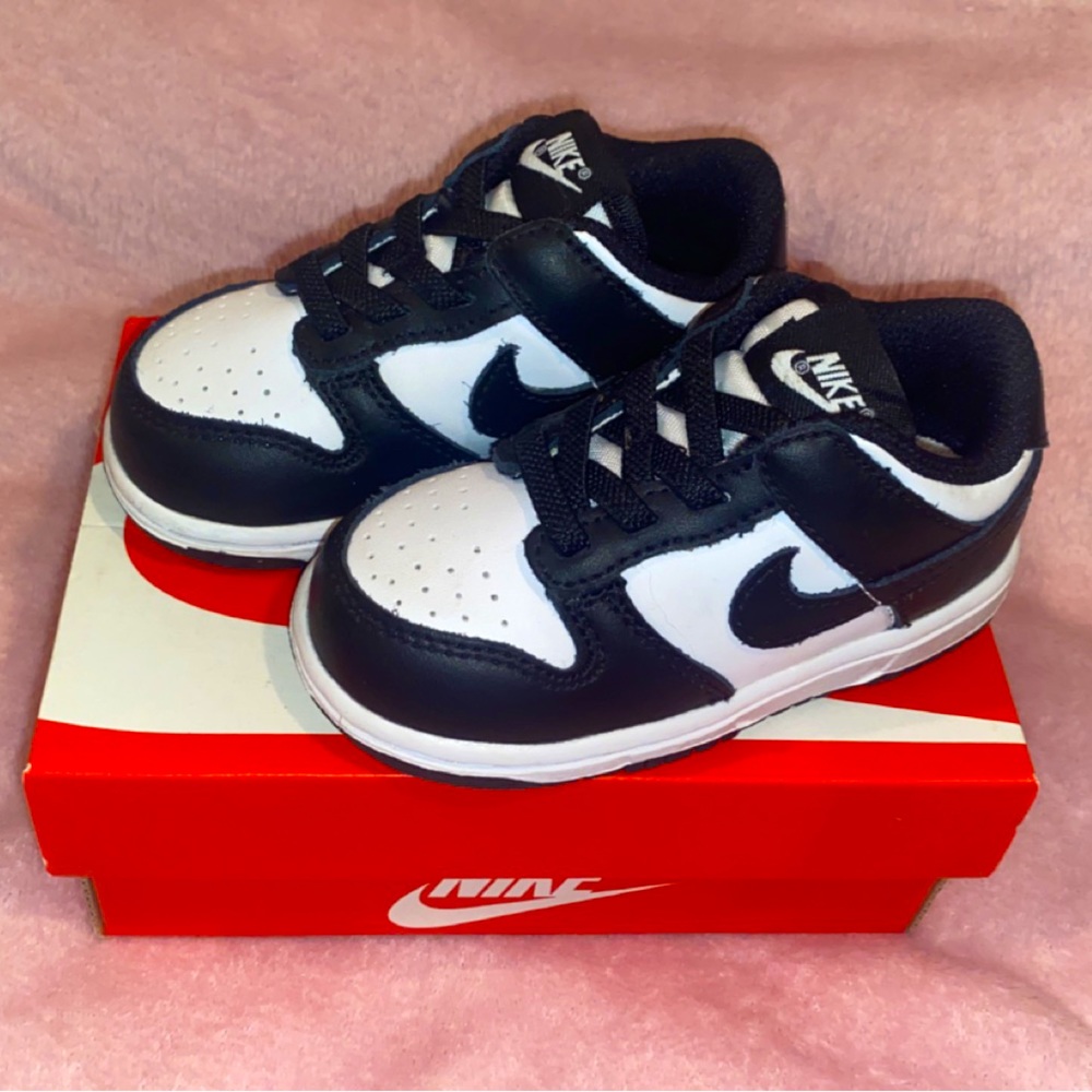 Nike Dunk Low “Black/White” 🐼 Toddler Shoe